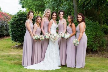Nicole with bridesmaids